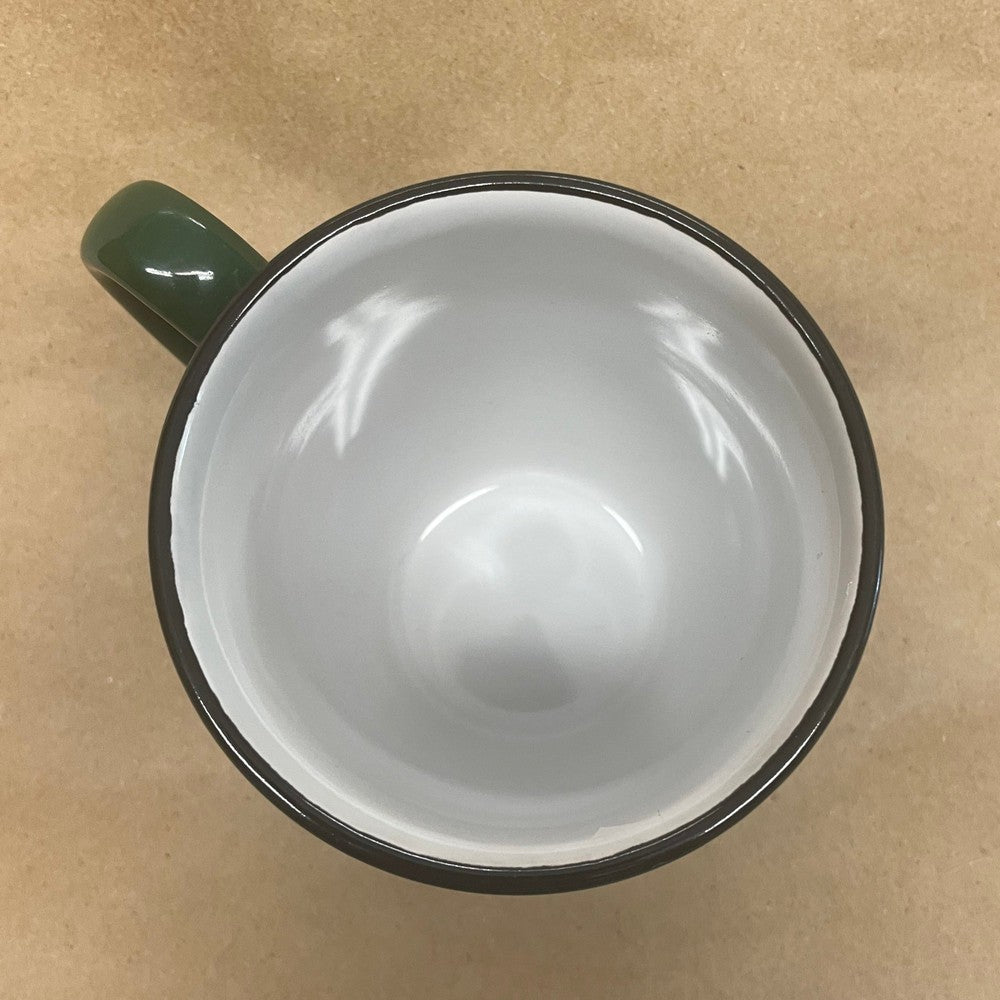 LOVE Irish Shamrock Etched Mug